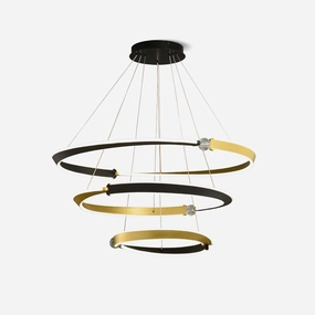 Beliani LED Pendant Light round ceiling light