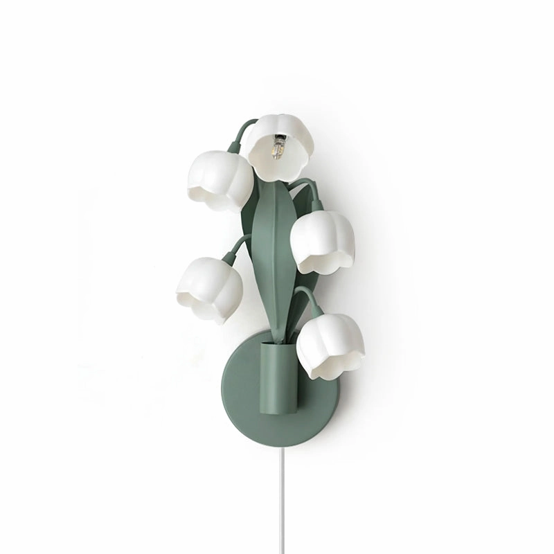 Bell Orchid Plug In Wall Lamp