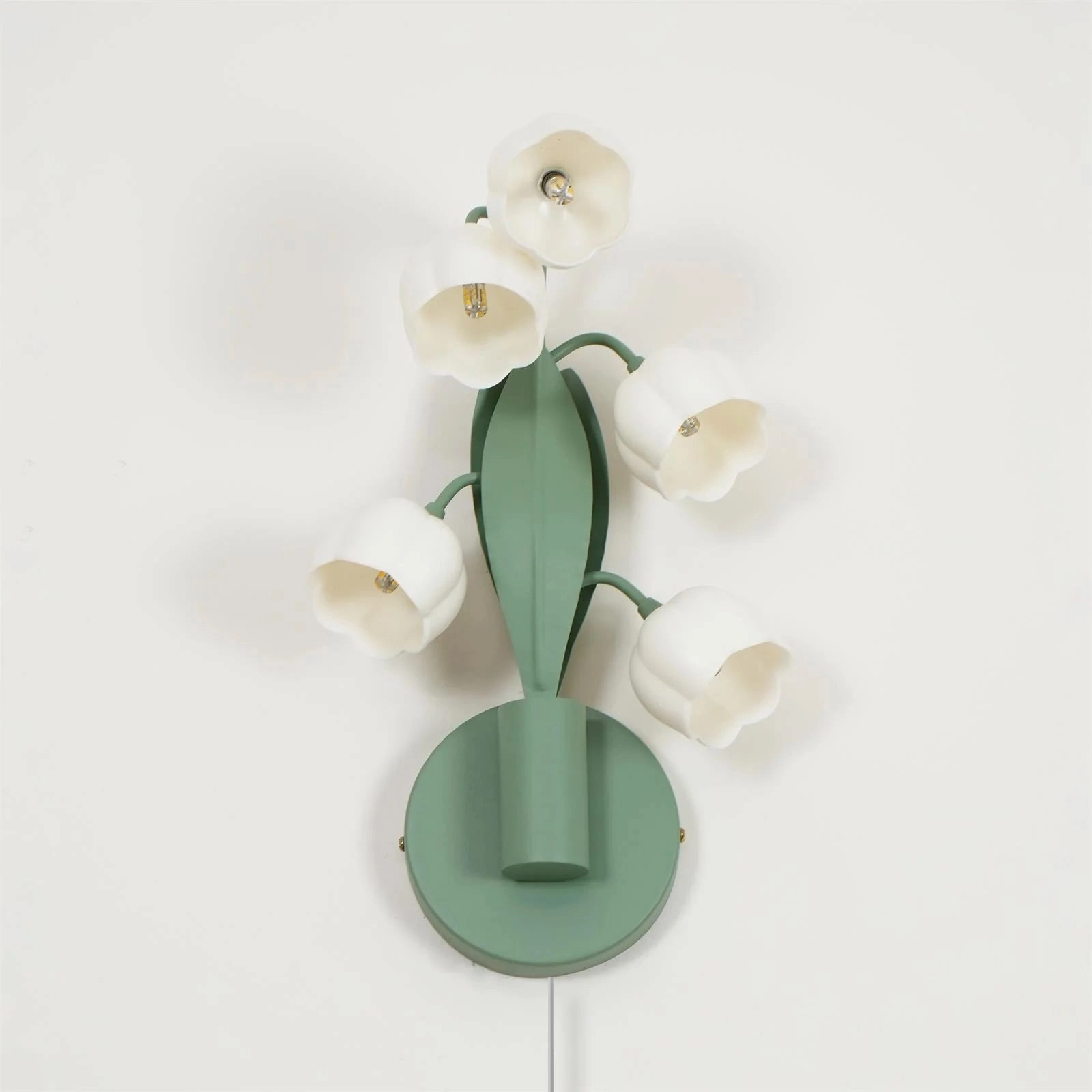 Bell Orchid Plug In Wall Lamp