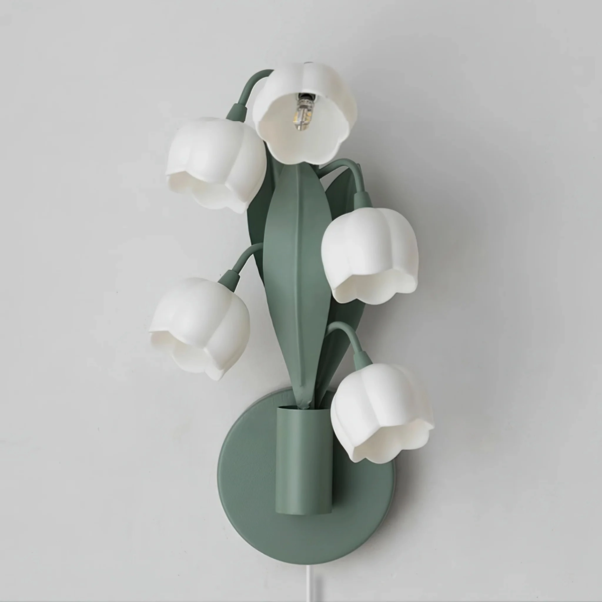 Bell Orchid Plug In Wall Lamp