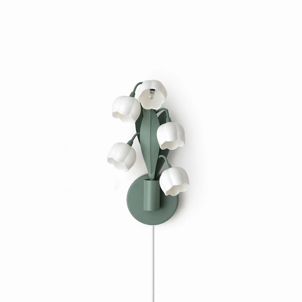 Bell Orchid Plug In Wall Lamp designer outdoor lamp