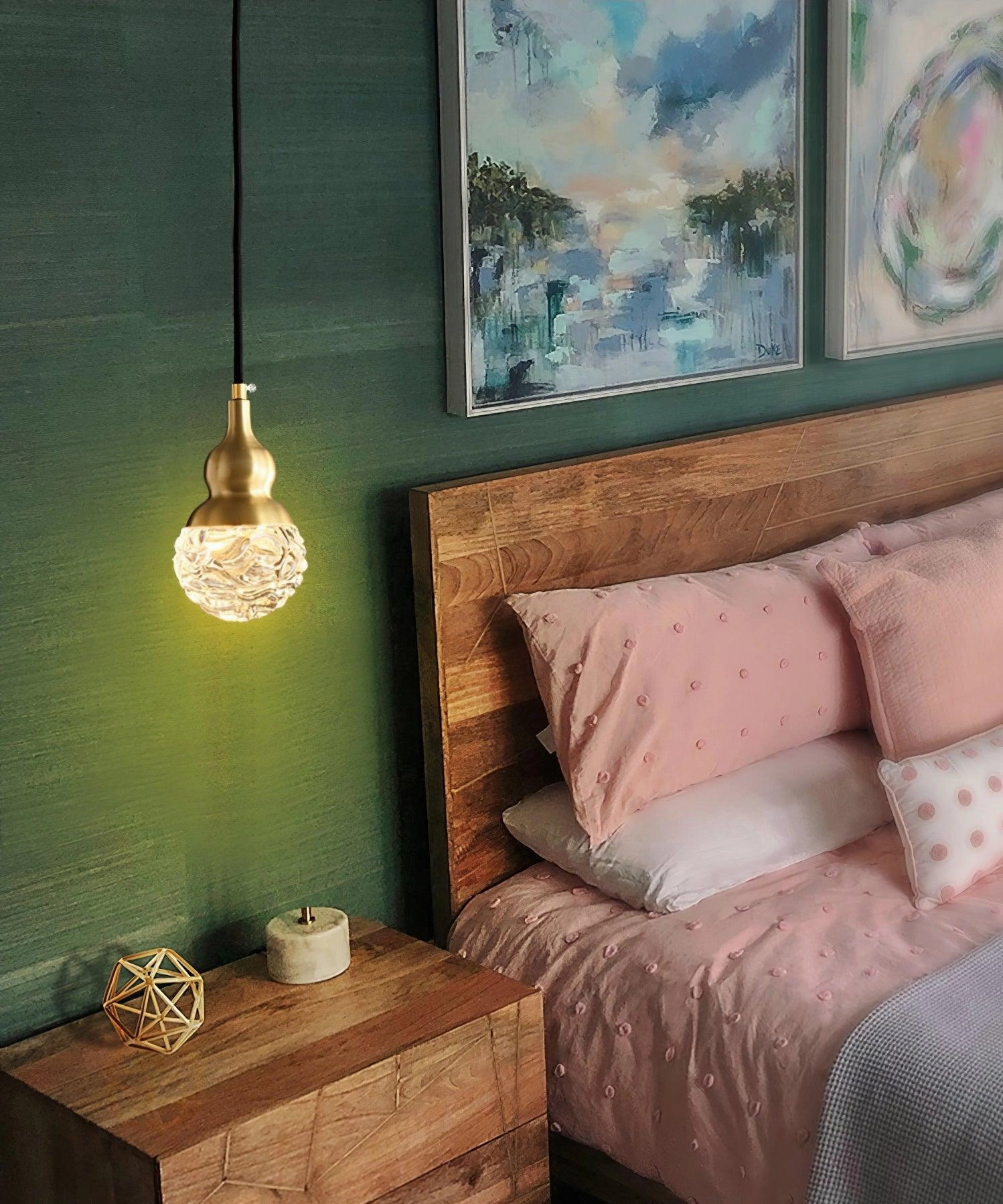 Bella Brass Pendant Light