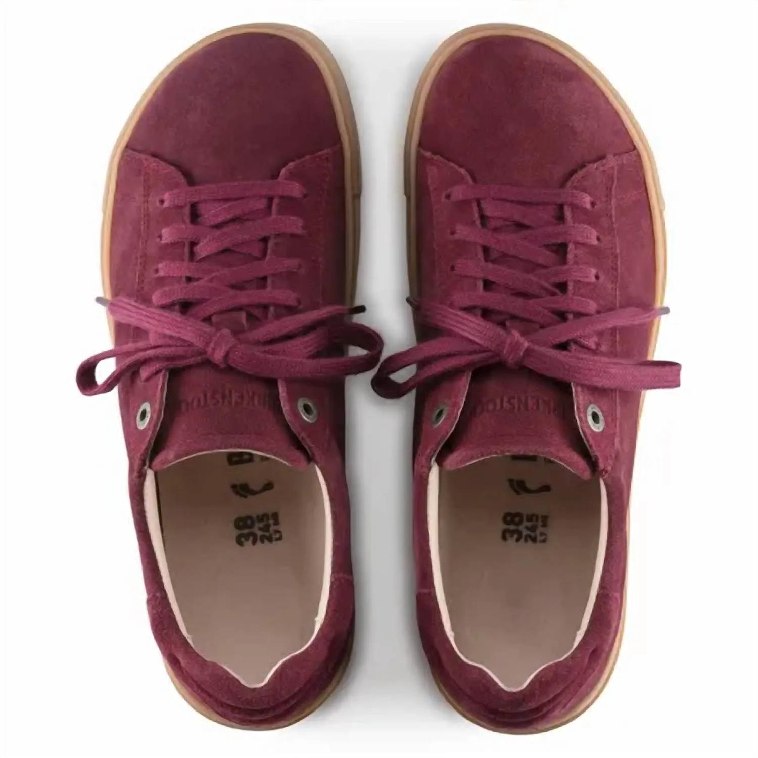 Bend Low Sneaker - Regular Width In Maroon