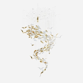 Bennett Chandelier minimalist reading light