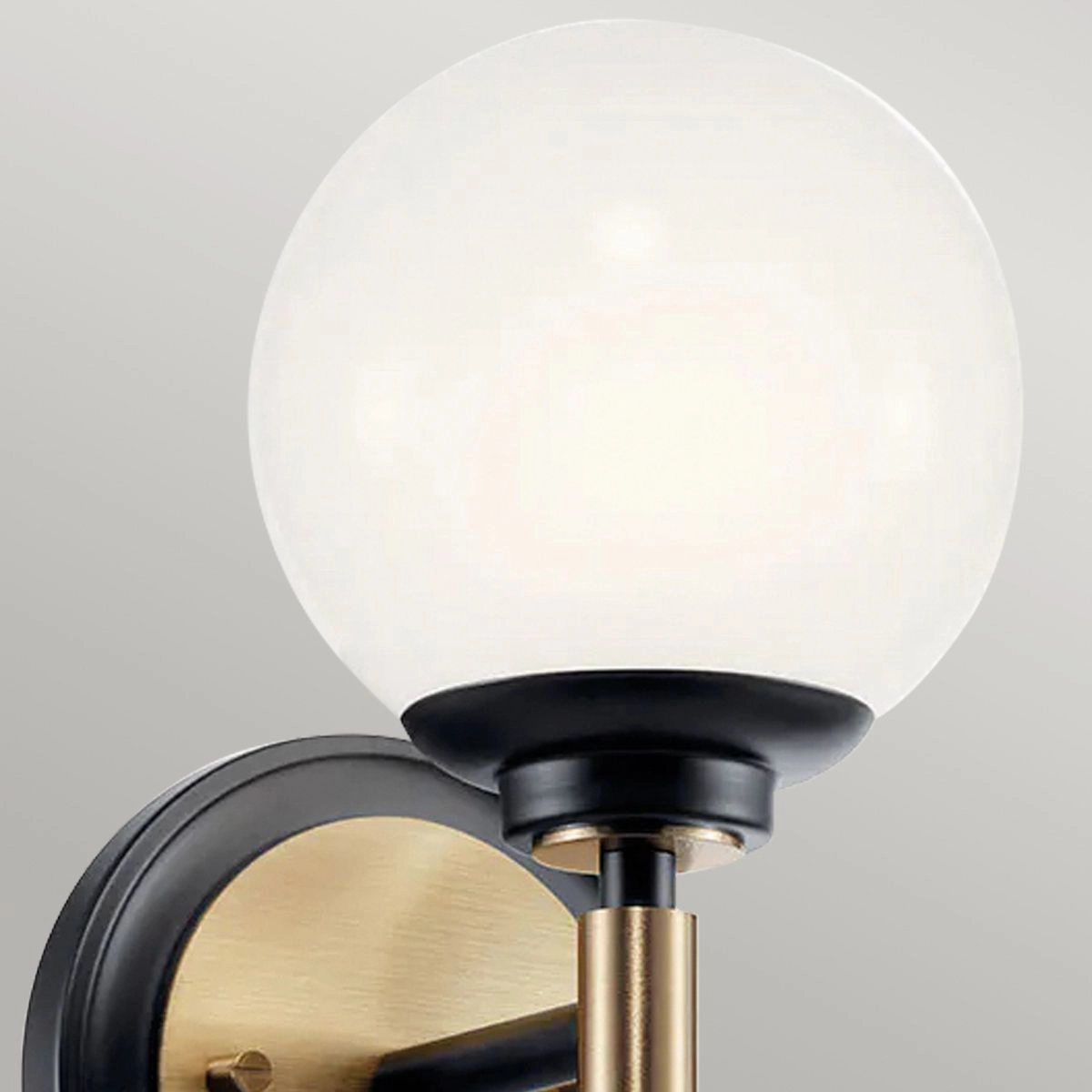 Benno Black & Bronze Bathroom Wall Light