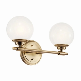 Benno Bronze Double Bathroom Wall Light vintage desk lamp