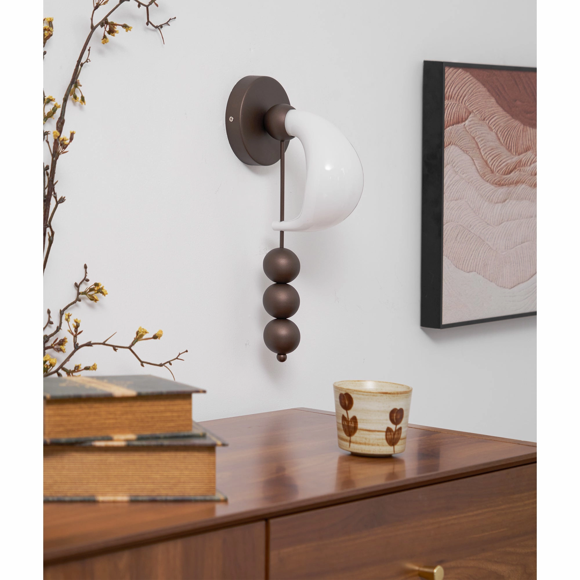 Bent Glass Wall Light