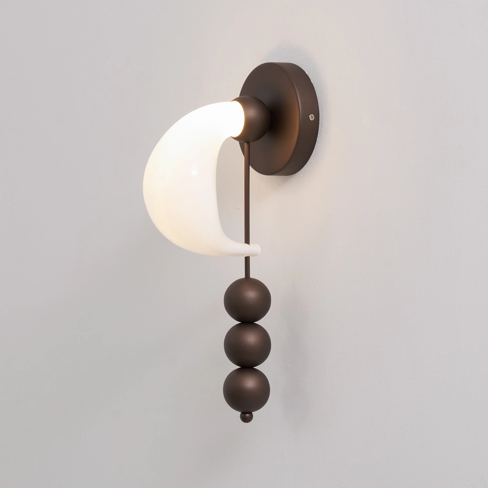 Bent Glass Wall Light