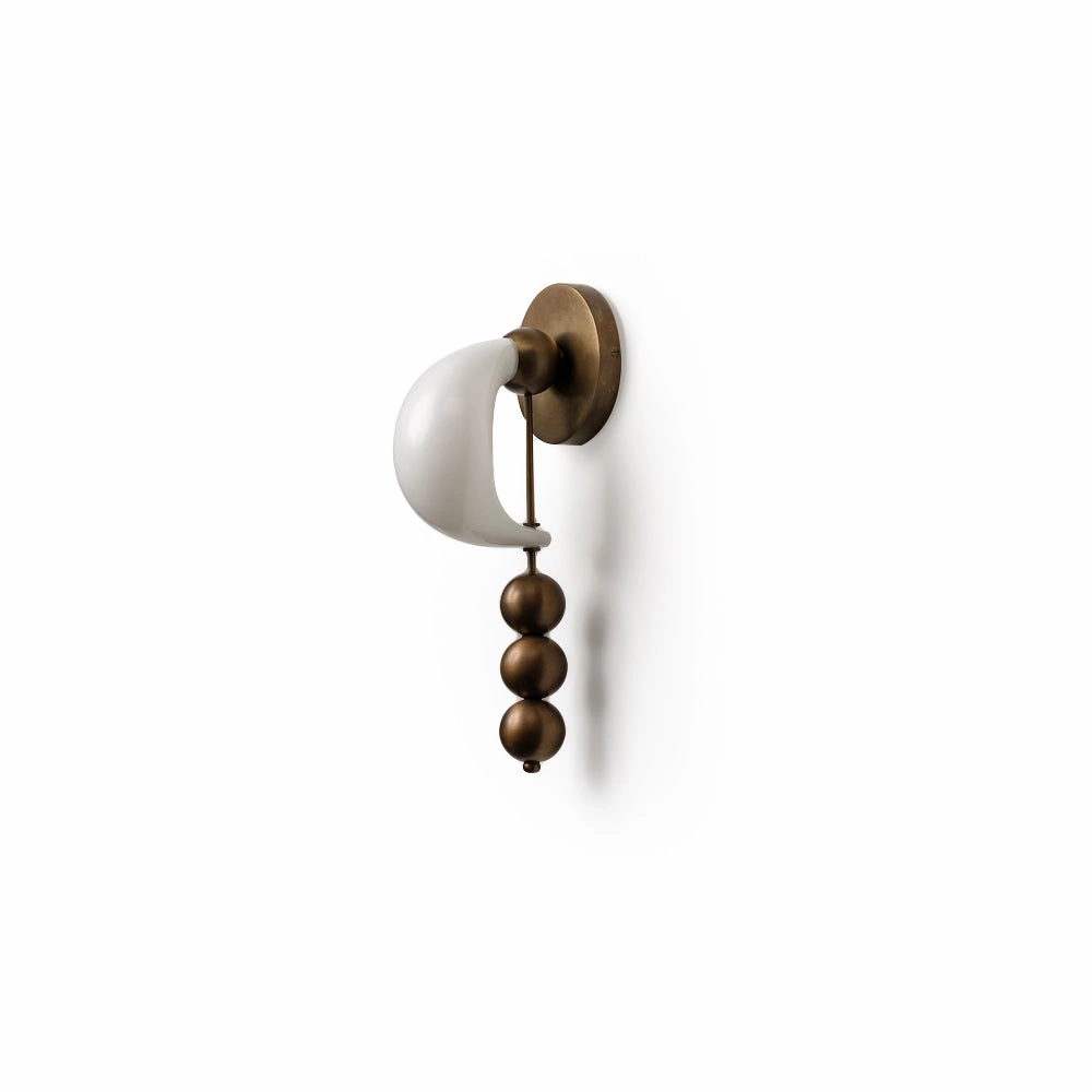 Bent Glass Wall Light