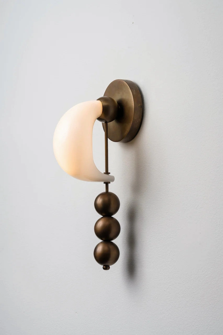 Bent Glass Wall Light