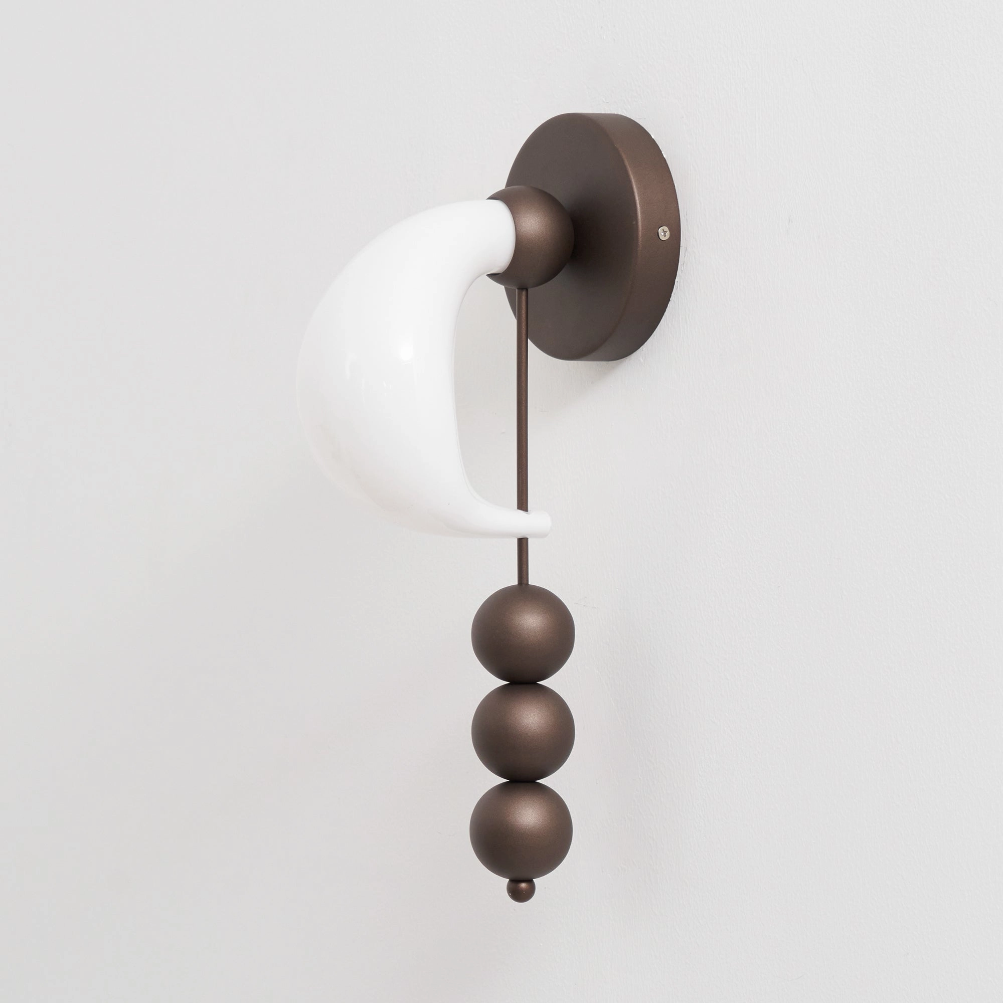 Bent Glass Wall Light