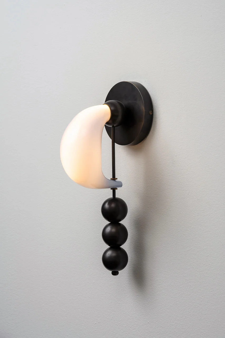 Bent Glass Wall Light