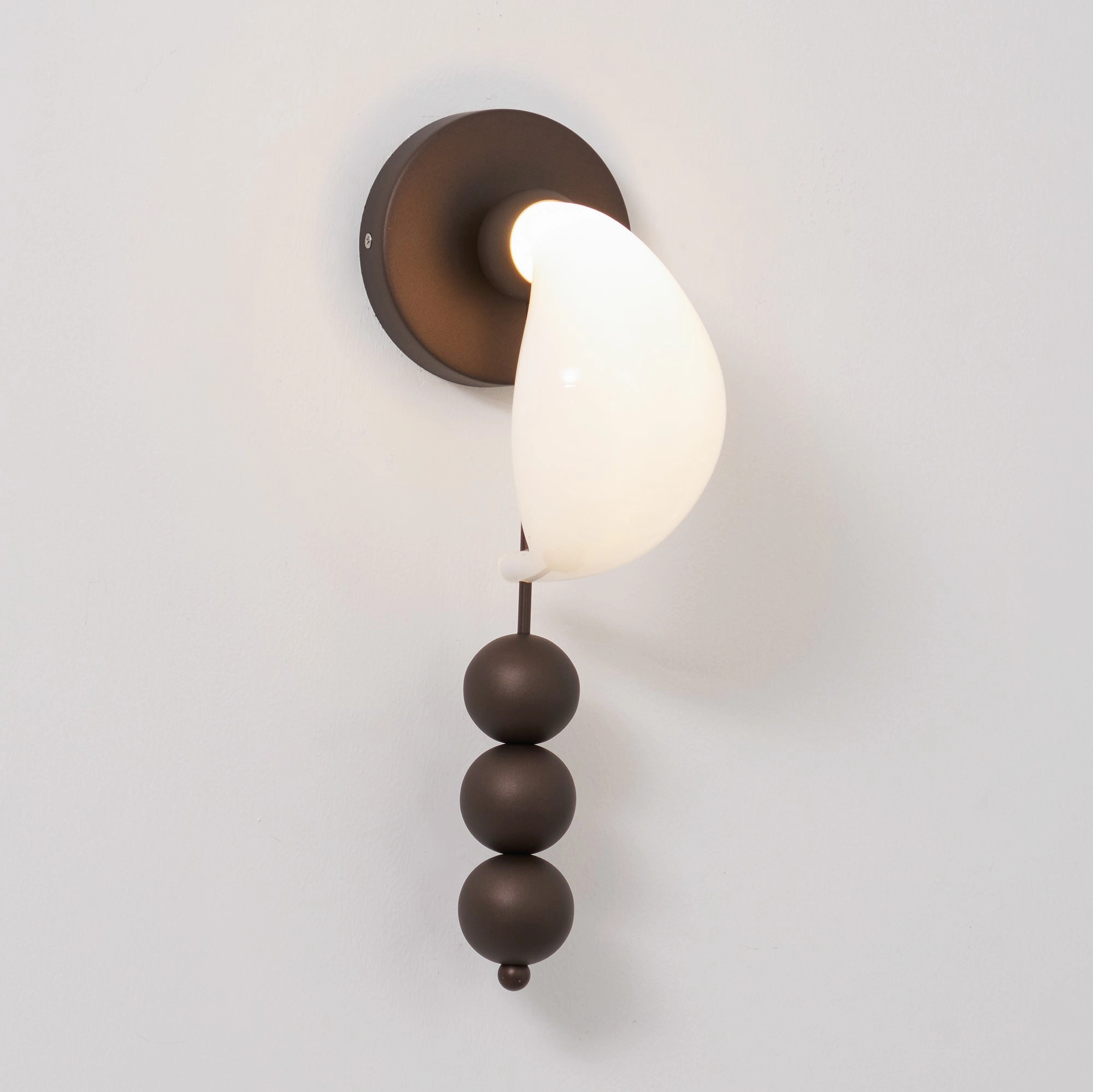 Bent Glass Wall Light