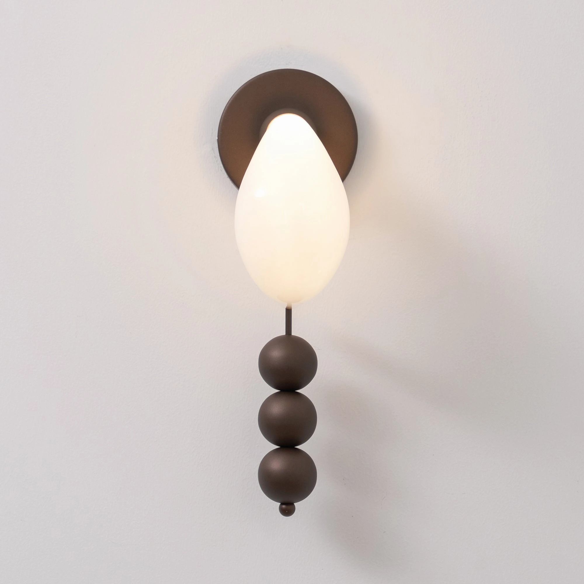 Bent Glass Wall Light