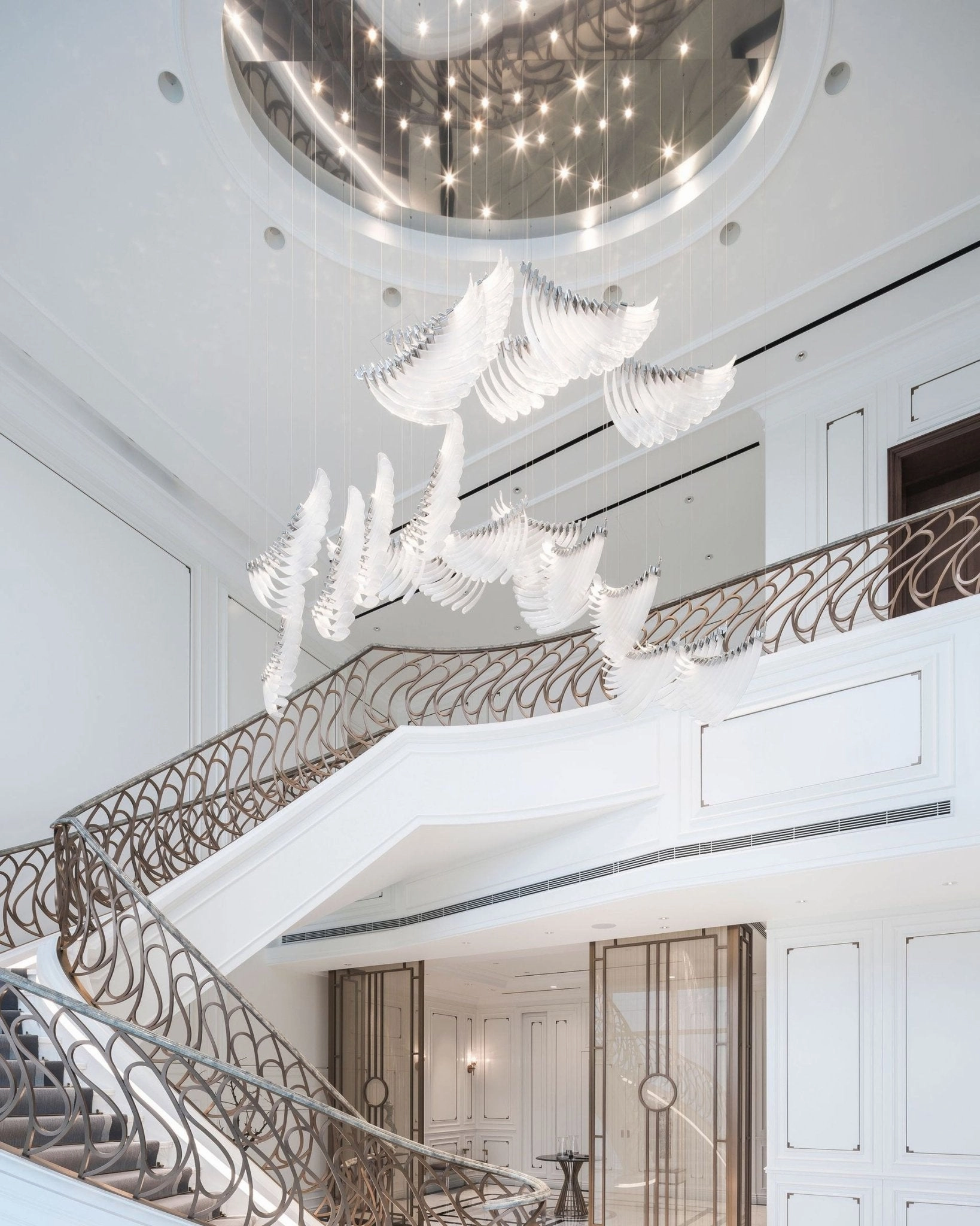 Bird Feather Wings Chandelier