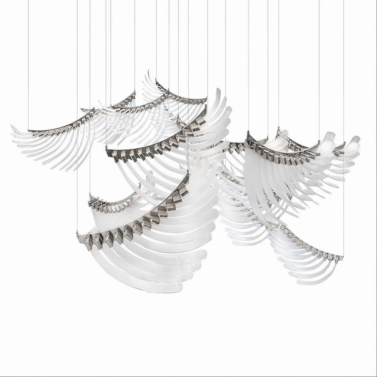 Bird Feather Wings Chandelier