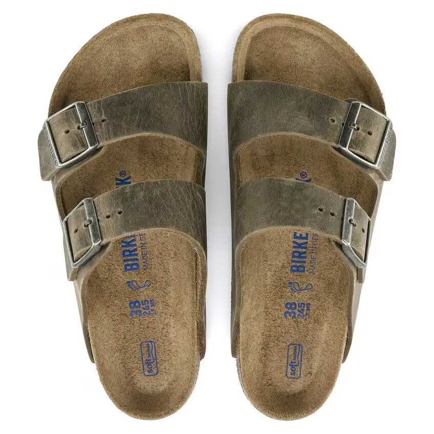 Birkenstock Arizona 1019313 Sandal Unisex EU 42 Brown Leather Slide ZPO2183