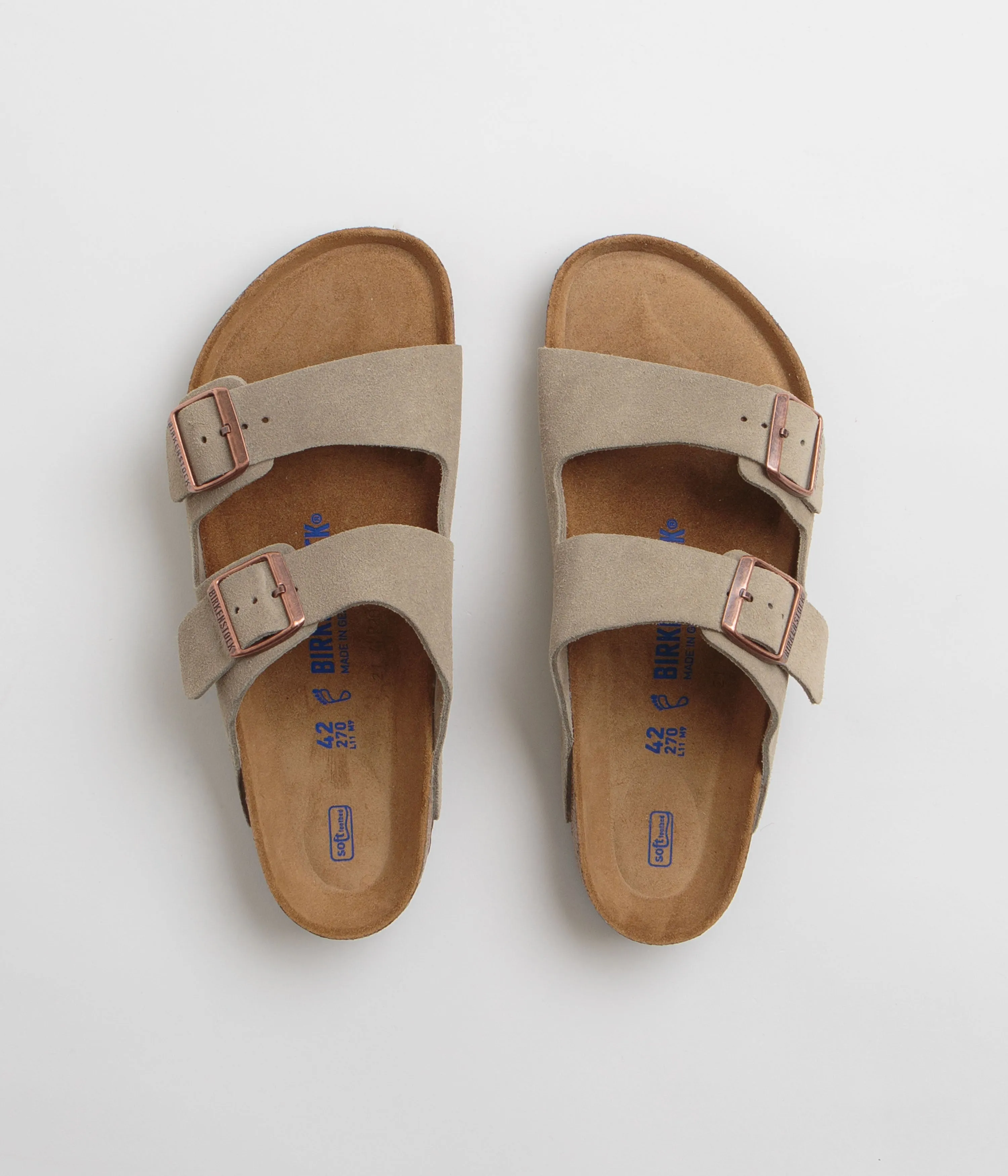 Birkenstock Arizona BS Sandals - Taupe Birkenstock Shoes