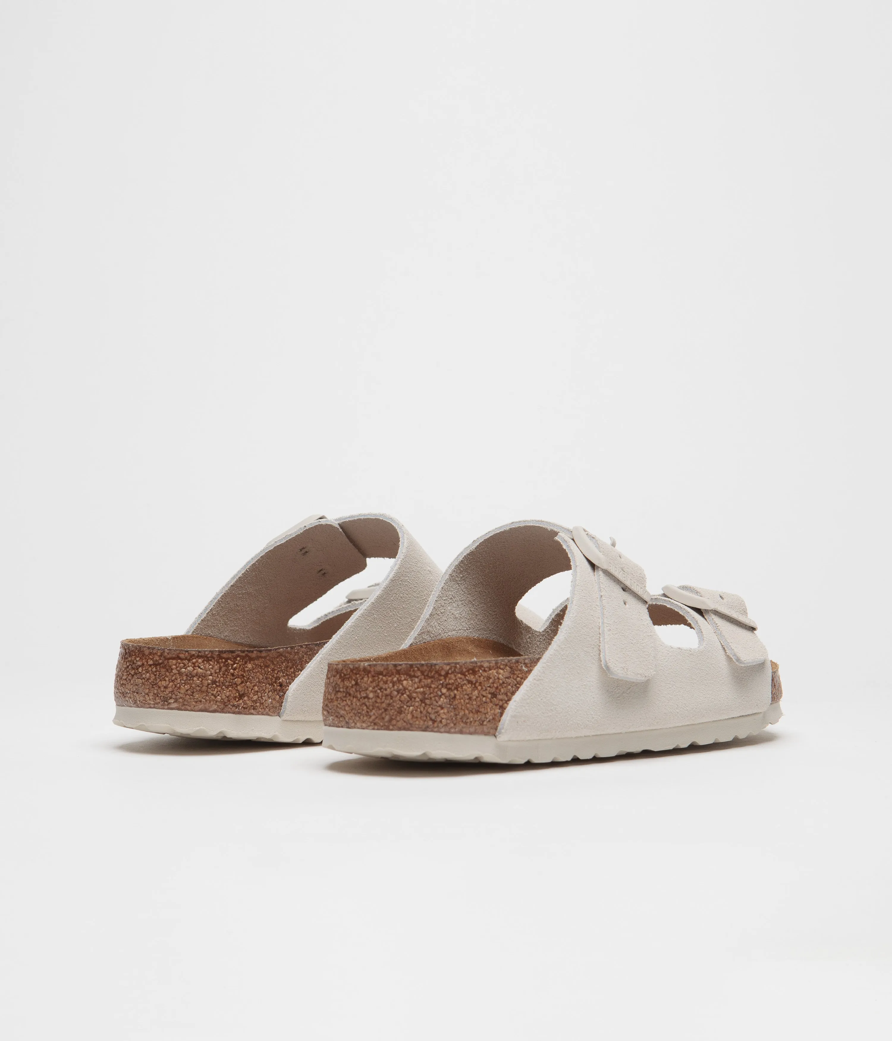 Birkenstock Arizona SFB Sandals - Antique White Birkenstock Shoes