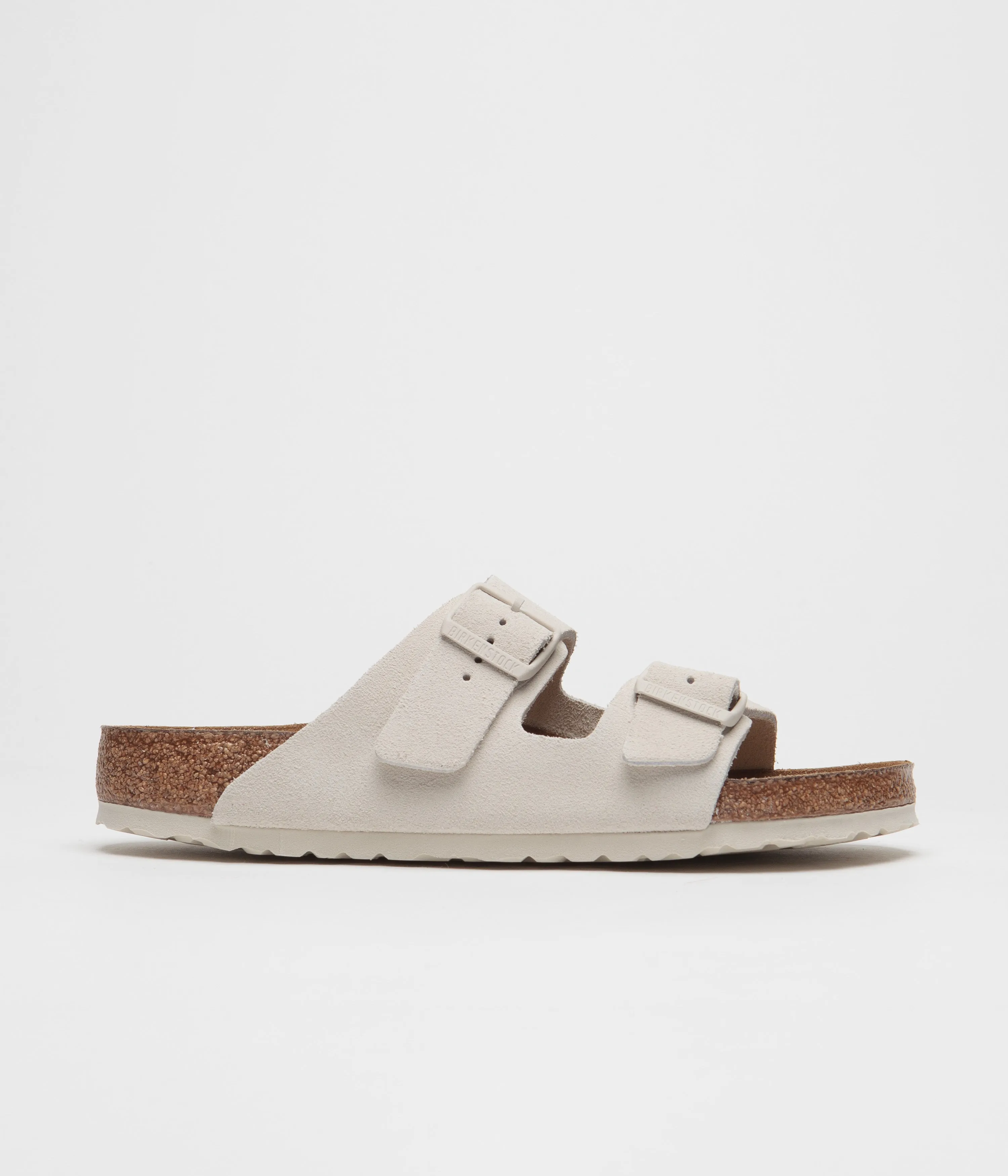 Birkenstock Arizona SFB Sandals - Antique White Birkenstock Shoes