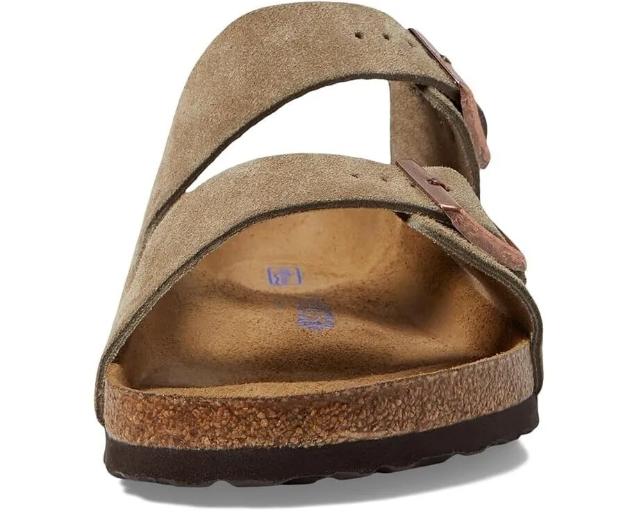 Birkenstock Arizona Soft Footbed Slide Unisex M9-9.5/W11-11.5 Sandal FZP250 (Brown,M9-9.5/W11-11.5)