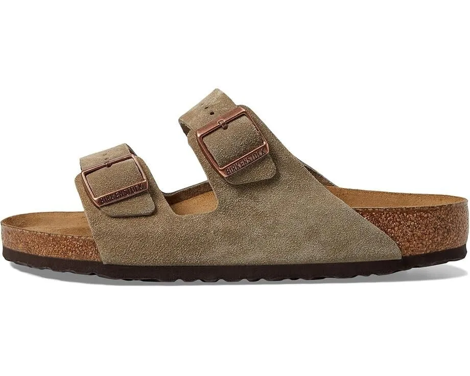 Birkenstock Arizona Soft Footbed Slide Unisex M9-9.5/W11-11.5 Sandal FZP250 (Brown,M9-9.5/W11-11.5)