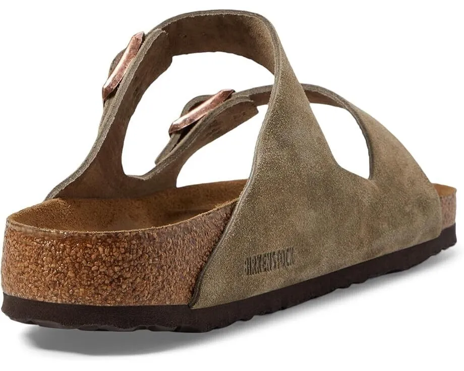 Birkenstock Arizona Soft Footbed Slide Unisex M9-9.5/W11-11.5 Sandal FZP250 (Brown,M9-9.5/W11-11.5)