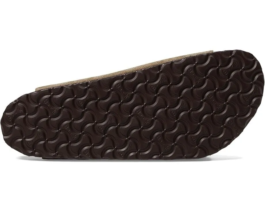 Birkenstock Arizona Soft Footbed Slide Unisex M9-9.5/W11-11.5 Sandal FZP250 (Brown,M9-9.5/W11-11.5)