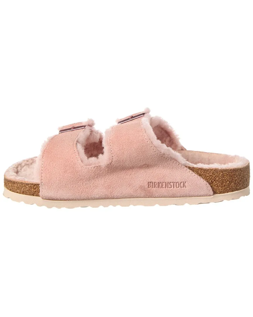 Birkenstock Arizona Suede & Shearling Sandal