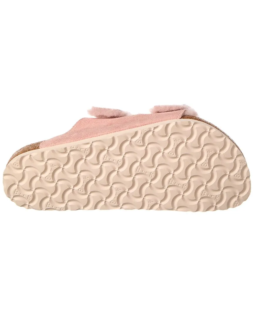 Birkenstock Arizona Suede & Shearling Sandal