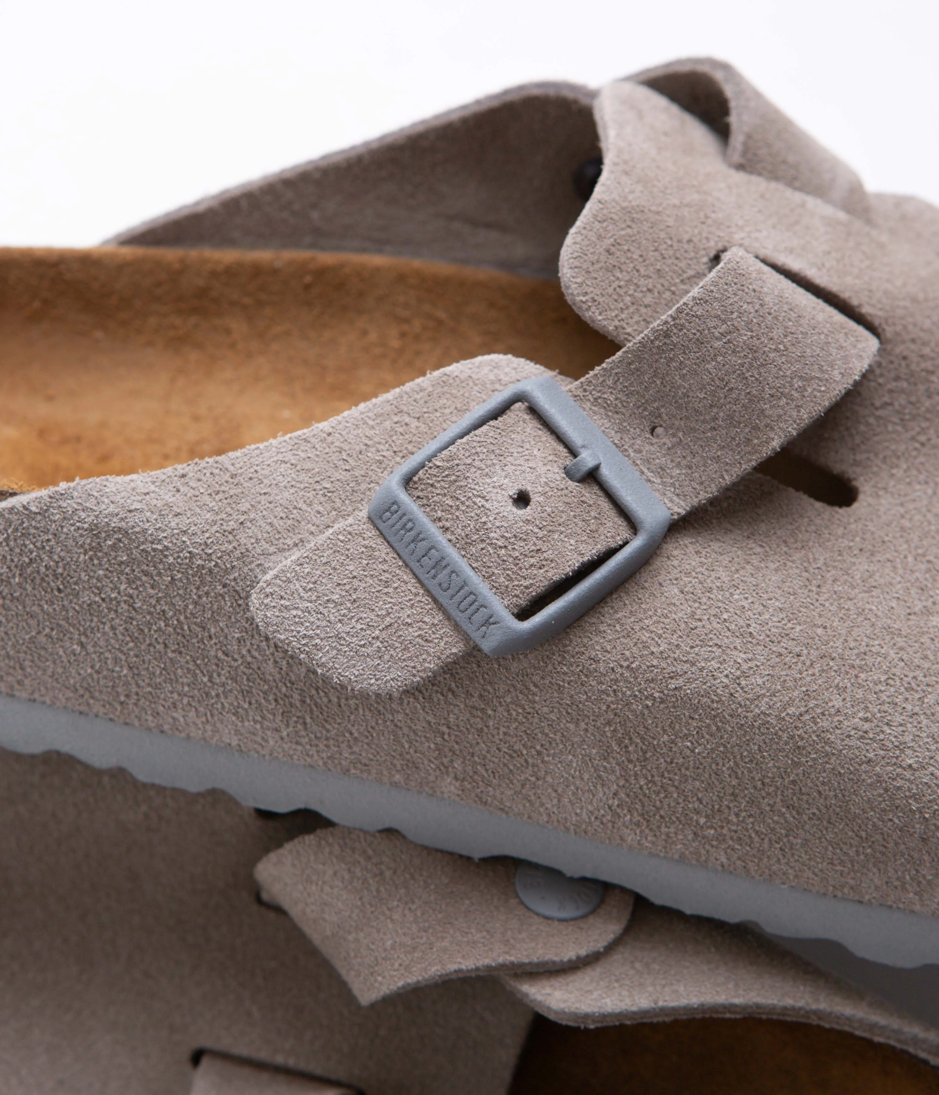 Birkenstock Boston Sandals - Stone Coin Birkenstock Shoes