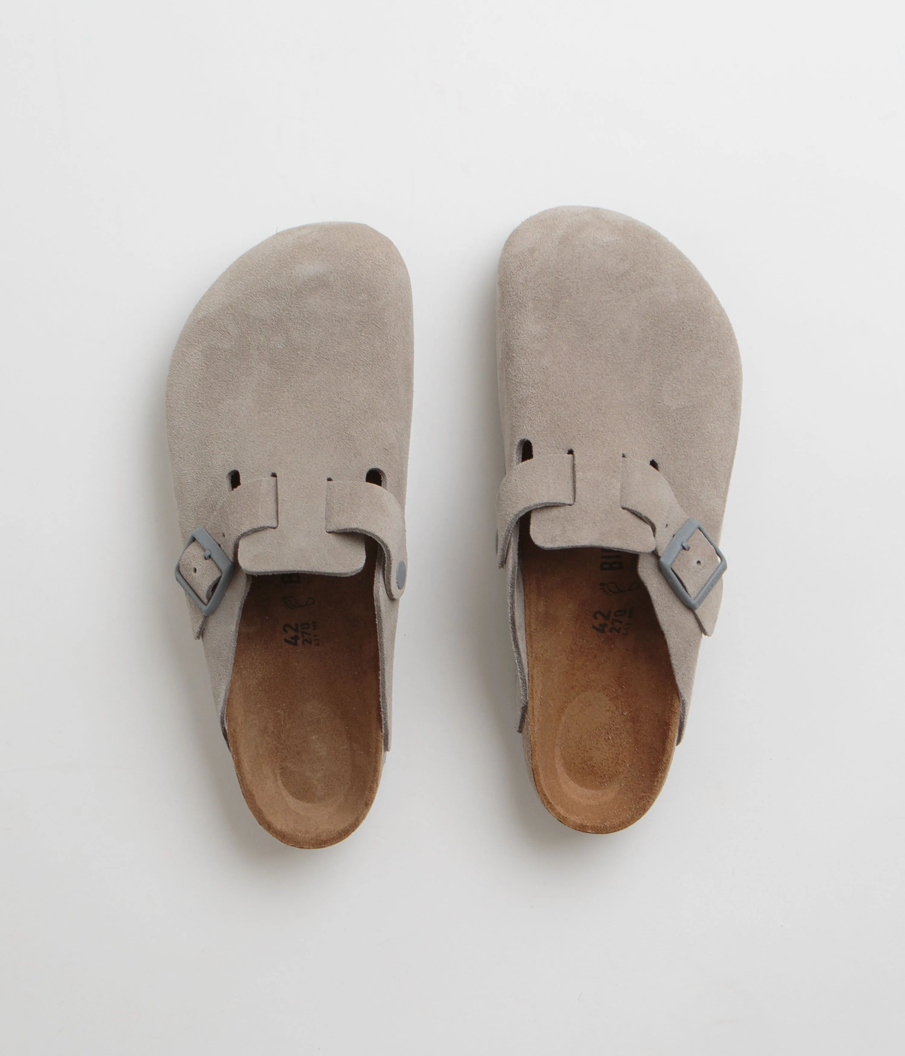 Birkenstock Boston Sandals - Stone Coin Birkenstock Shoes