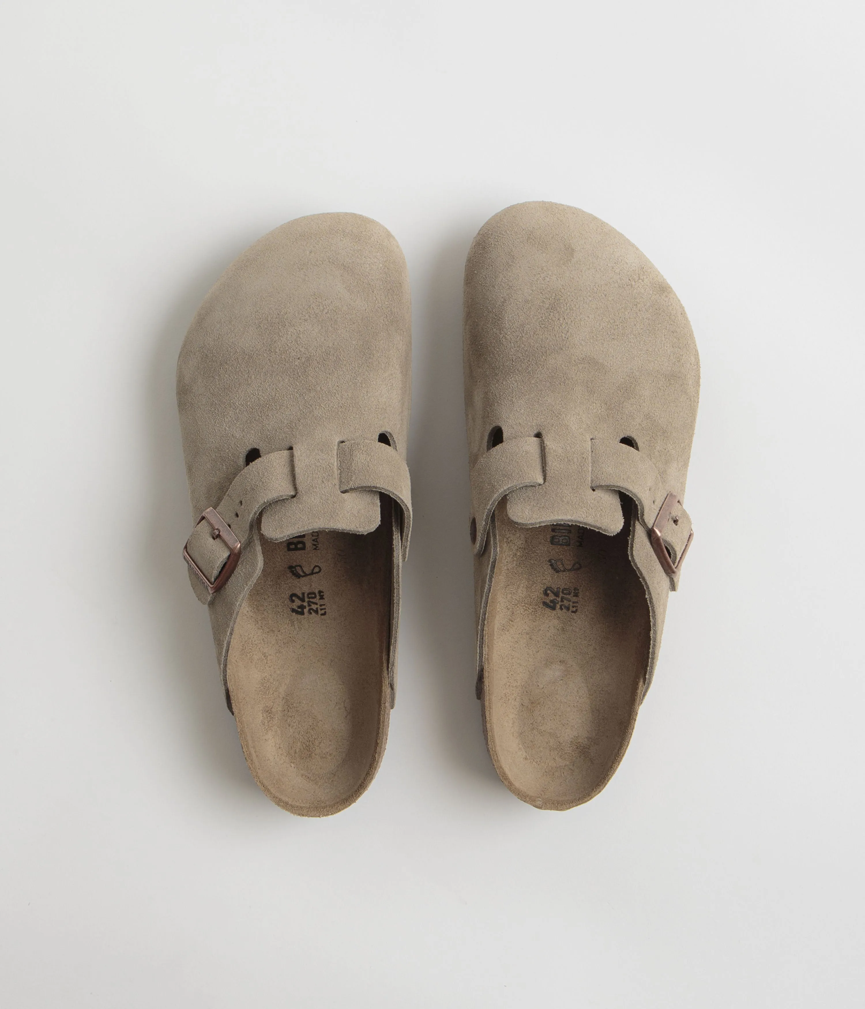 Birkenstock Boston Sandals - Taupe Birkenstock Shoes