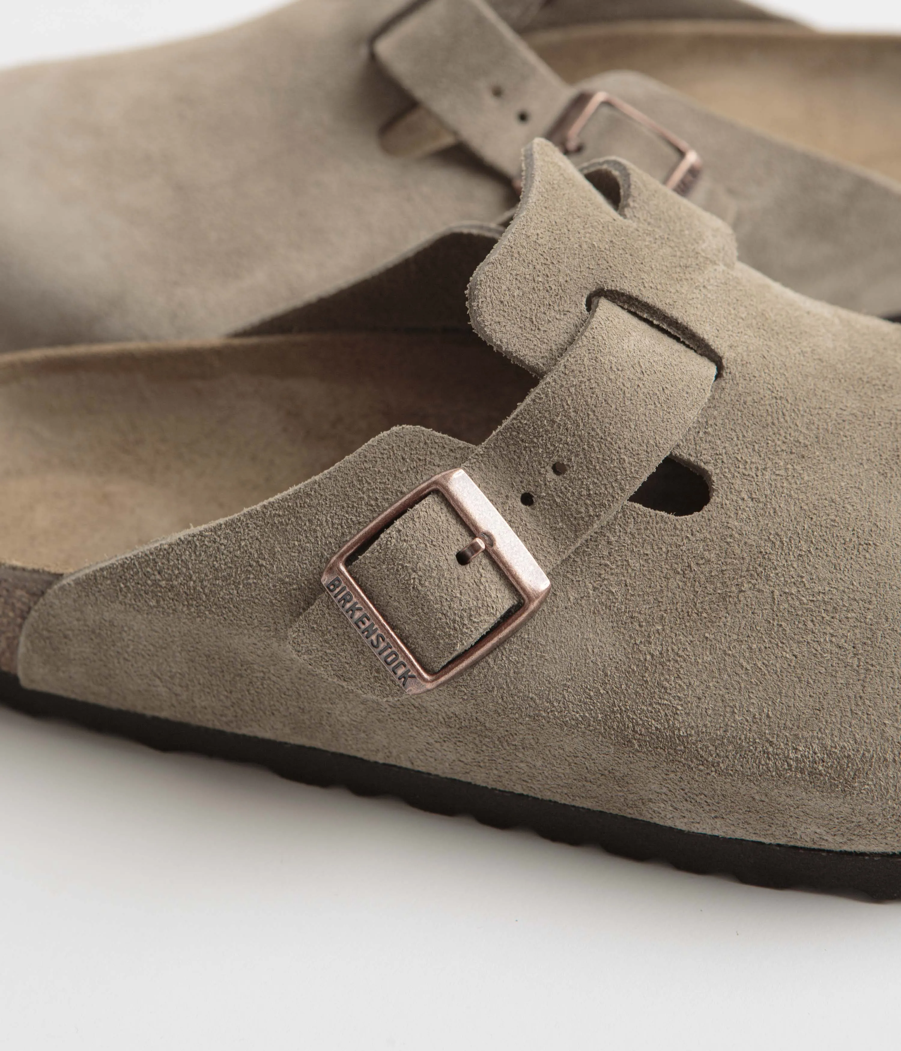 Birkenstock Boston Sandals - Taupe Birkenstock Shoes
