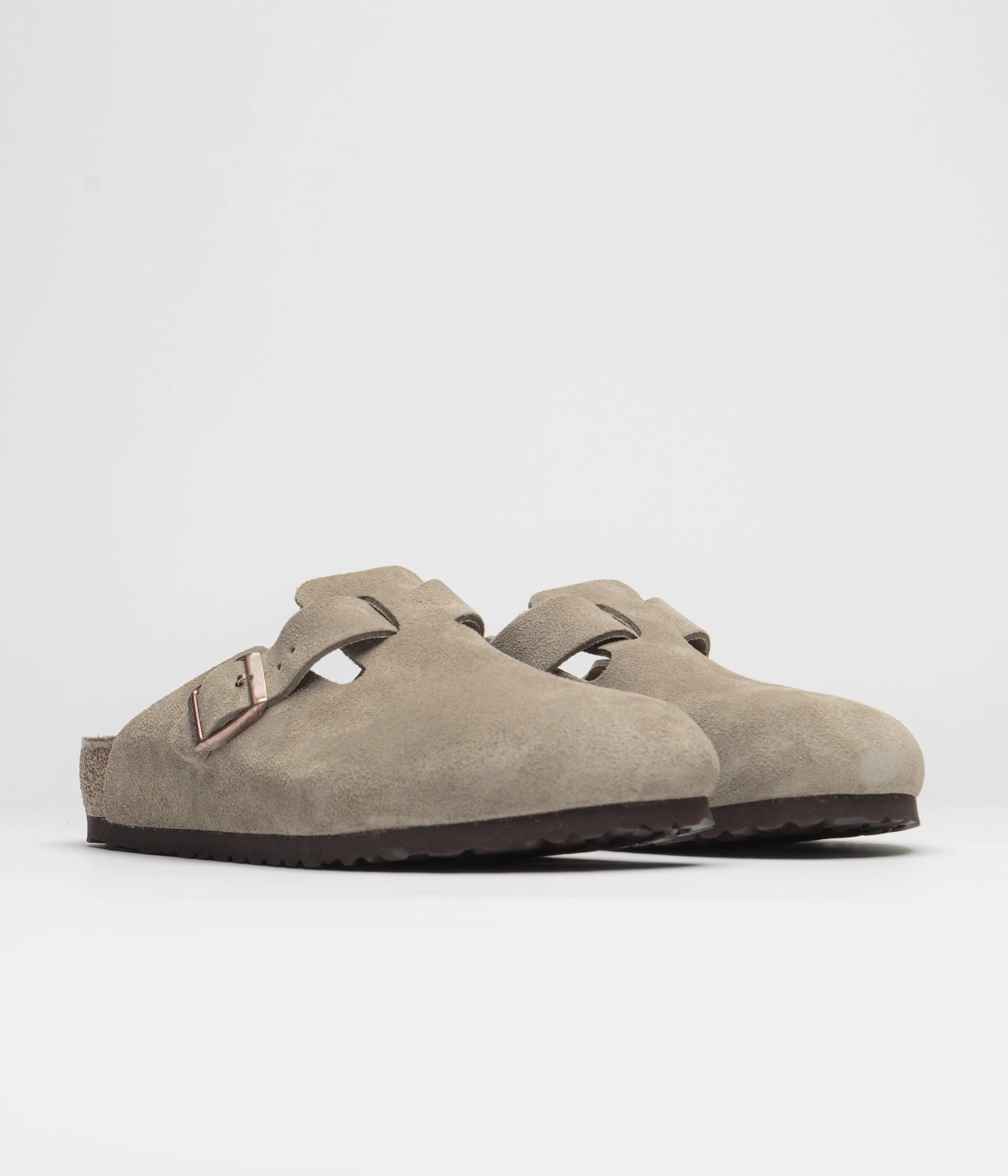 Birkenstock Boston Sandals - Taupe Birkenstock Shoes