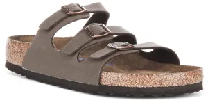 Birkenstock Florida Soft Footbed In Moca | Regular Fit Shoes Birkenstock