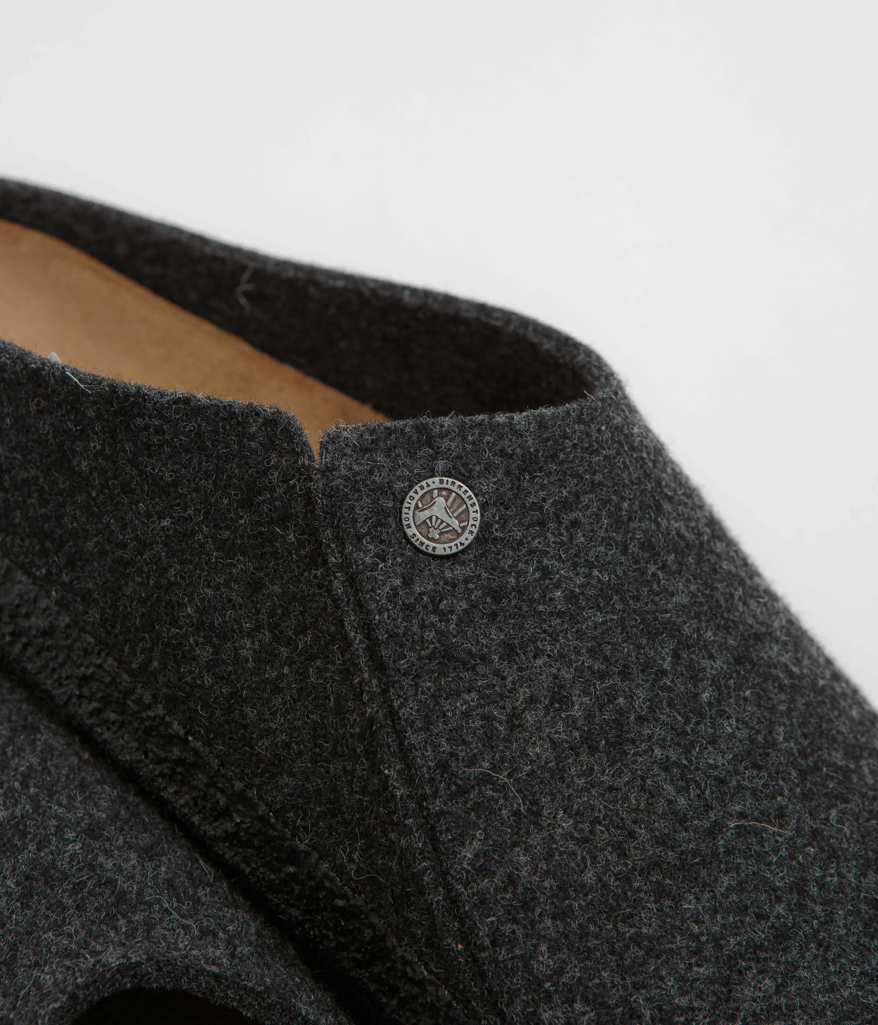 Birkenstock Zermatt Felt Slippers - Anthracite Birkenstock Shoes