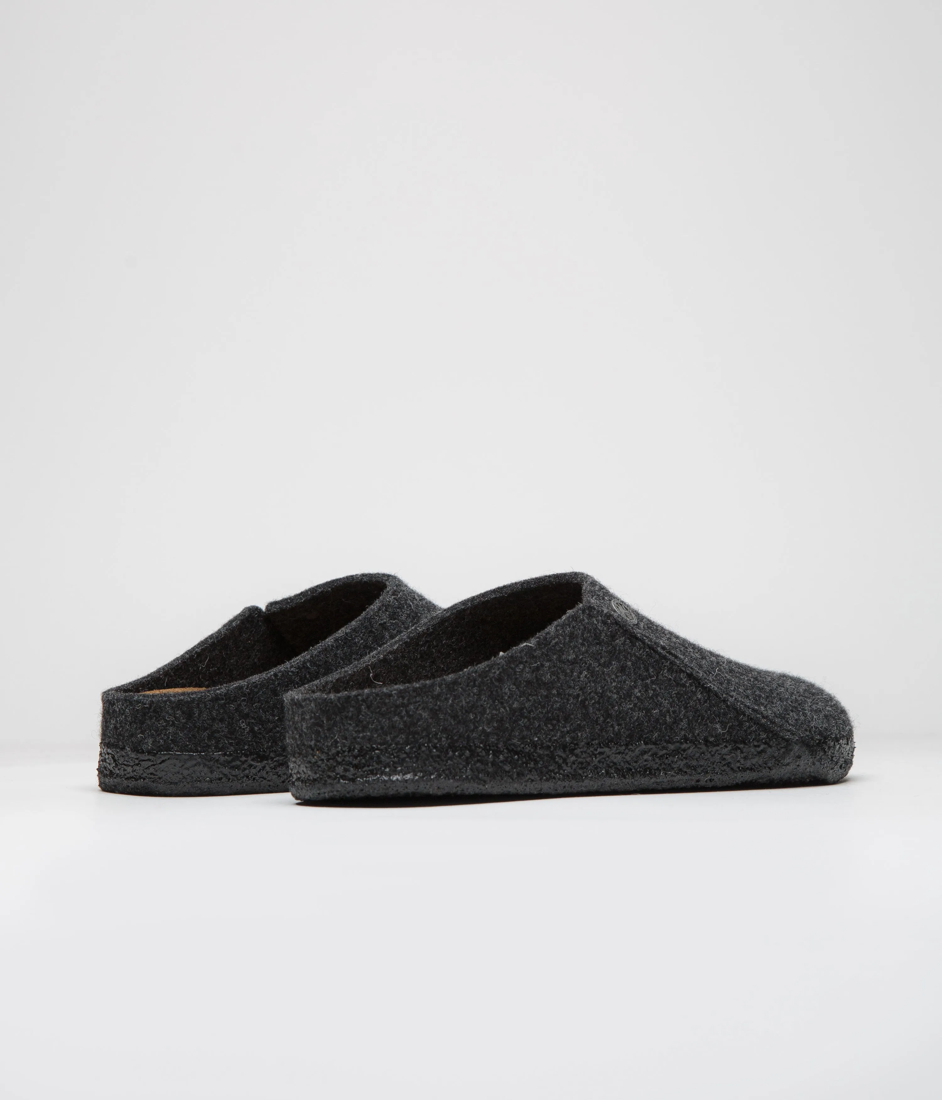 Birkenstock Zermatt Felt Slippers - Anthracite Birkenstock Shoes
