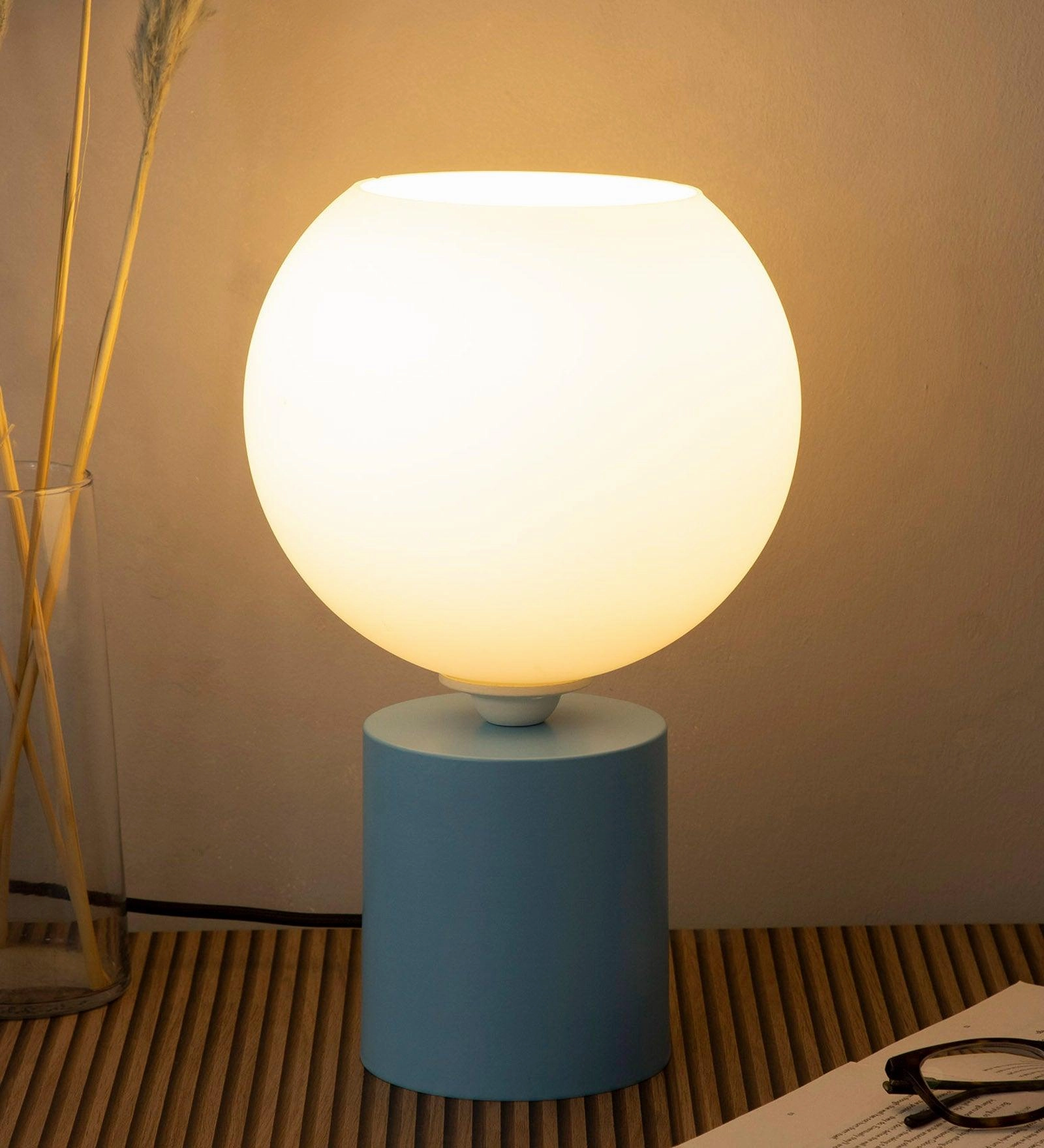 Bixa Blue Table Lamp decorative ceiling fixture