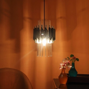 Black and Gold Metal Hanging Light decorative ceiling fixture