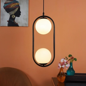 Black And White Modern Metal Hanging Light decorative ceiling fixture