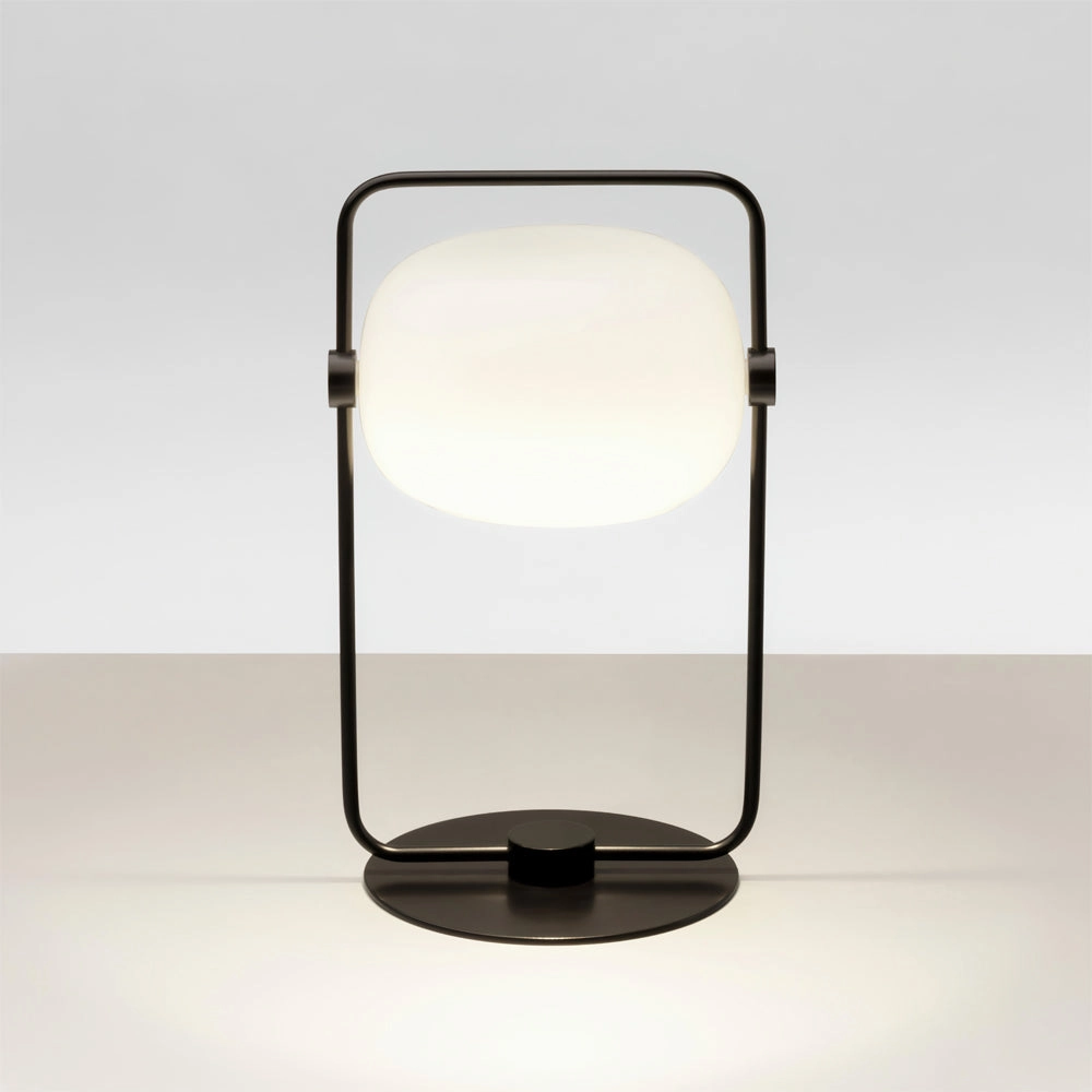 Black Galet Table Lamp