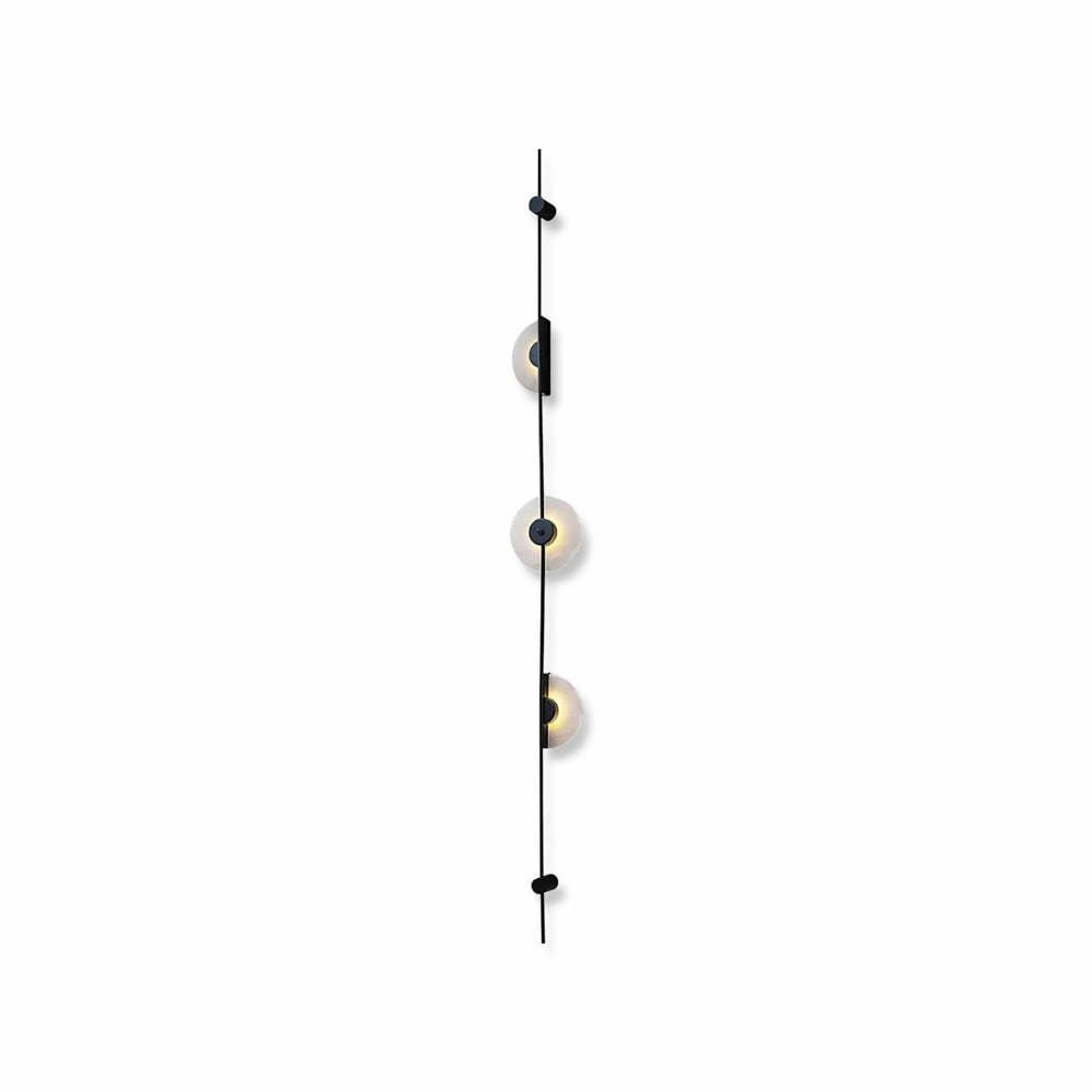 Black Slender Alabaster Wall Lamp designer outdoor lamp