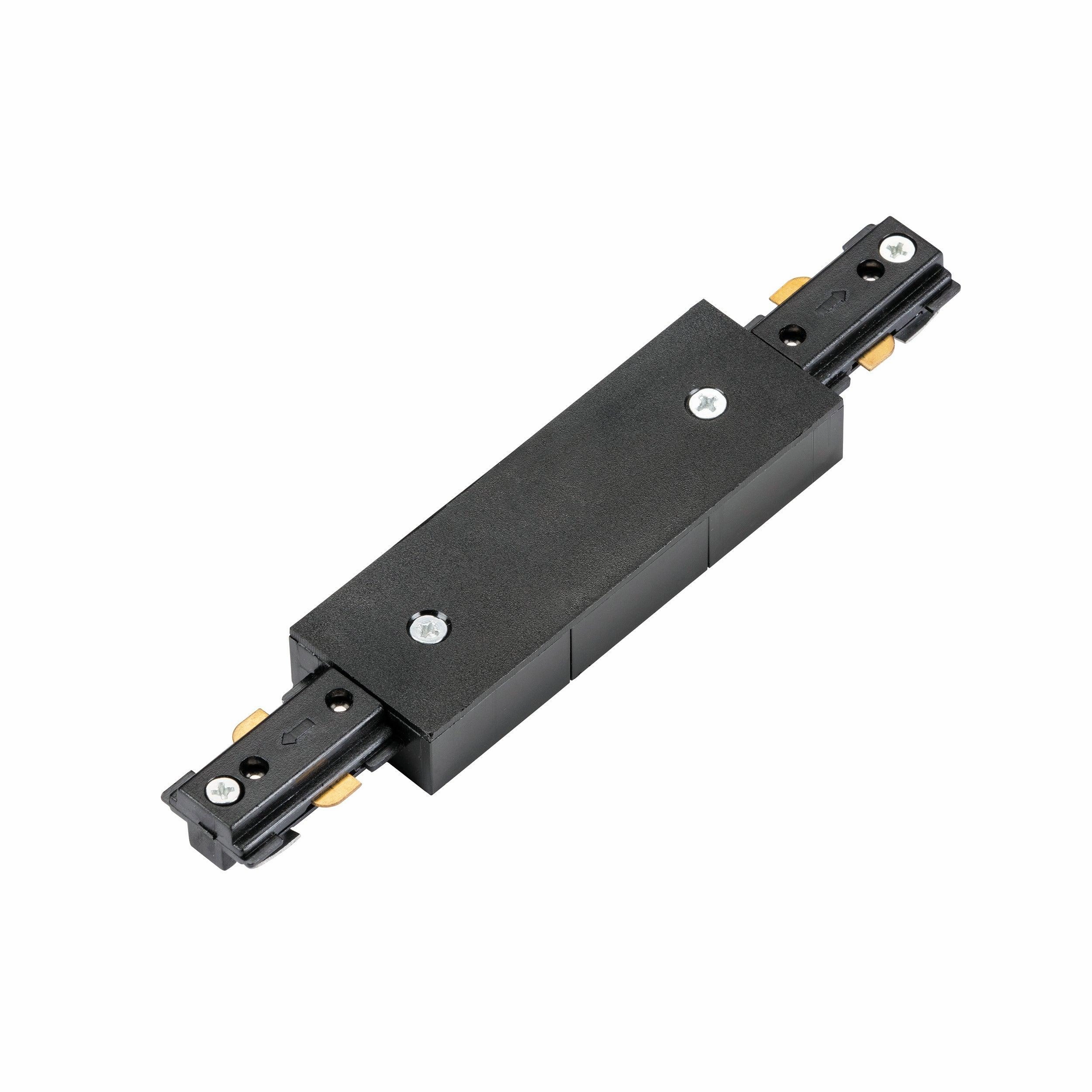 Black Track Central Connector weatherproof garden light