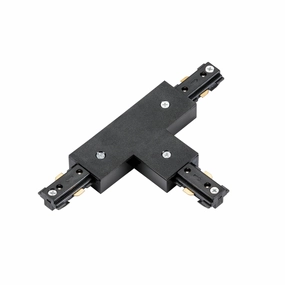 Black Track T Connector weatherproof garden light