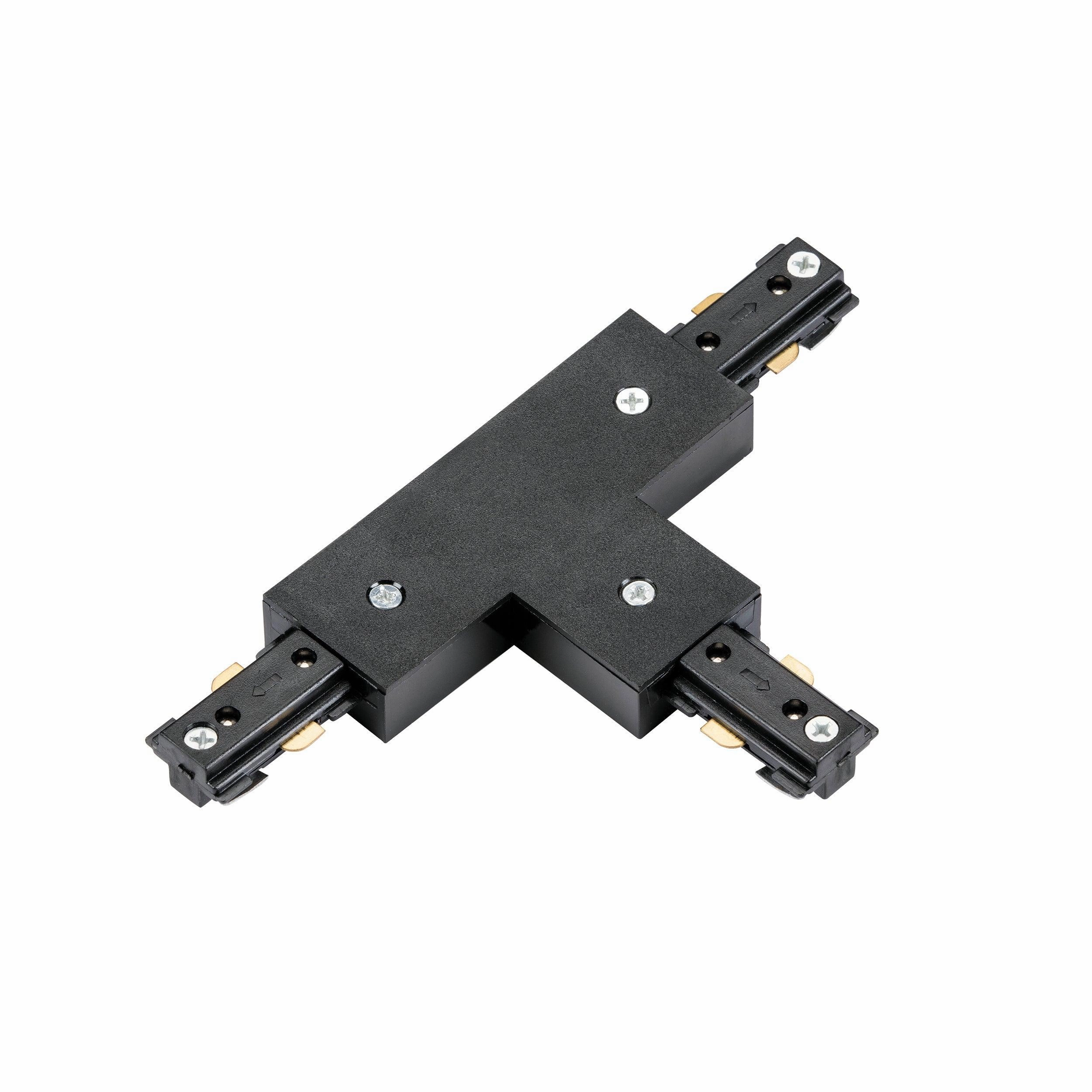 Black Track T Connector weatherproof garden light
