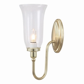 Blake Bell Shade Polished Brass Bathroom Wall Light vintage desk lamp