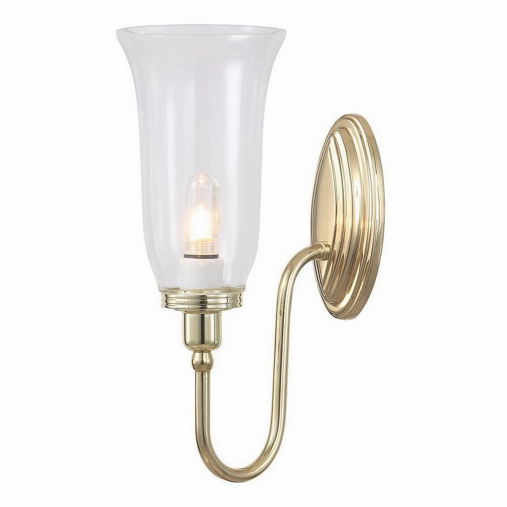 Blake Bell Shade Polished Brass Bathroom Wall Light vintage desk lamp