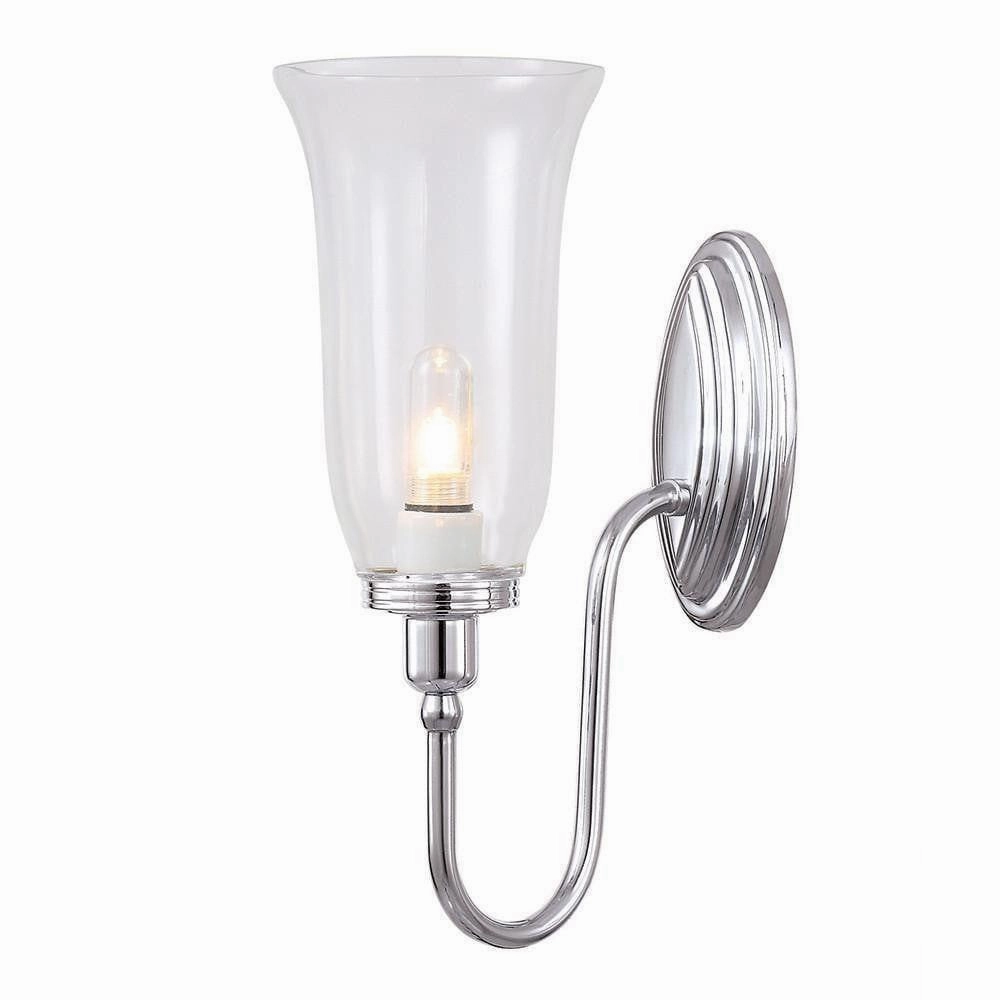 Blake Bell Shade Polished Chrome Bathroom Wall Light vintage desk lamp
