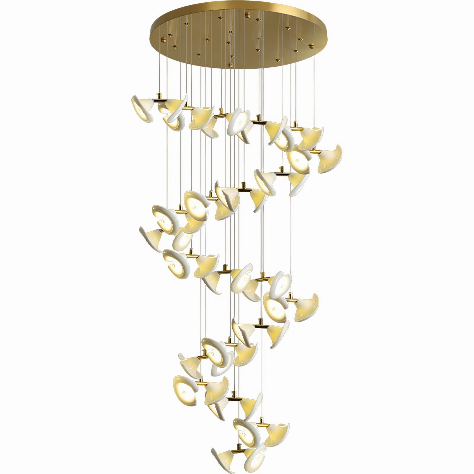 Blossom Double Horn Chandelier
